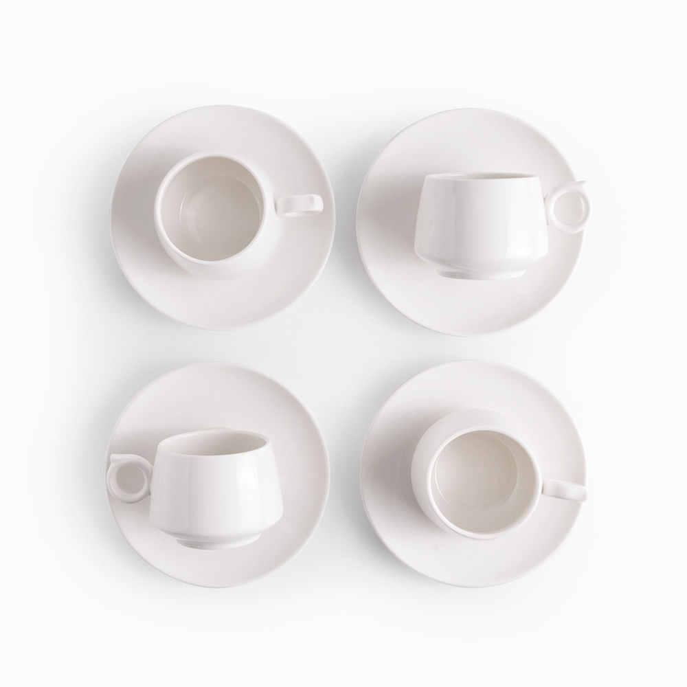 Pocillo y plato Elisa 210ml 8 piezas - Imagen 6