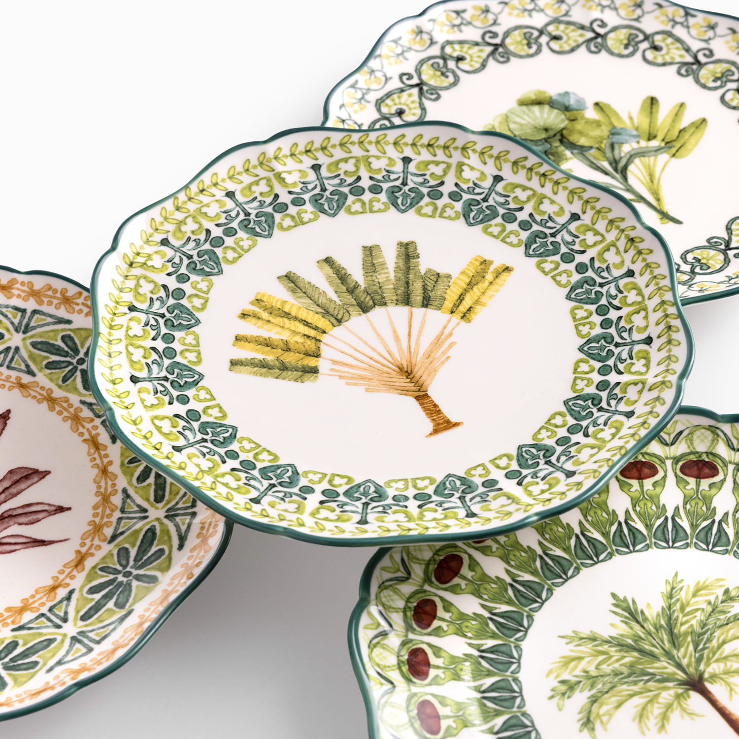 Plato principal Tropico 27cm set x4 - Imagen 8