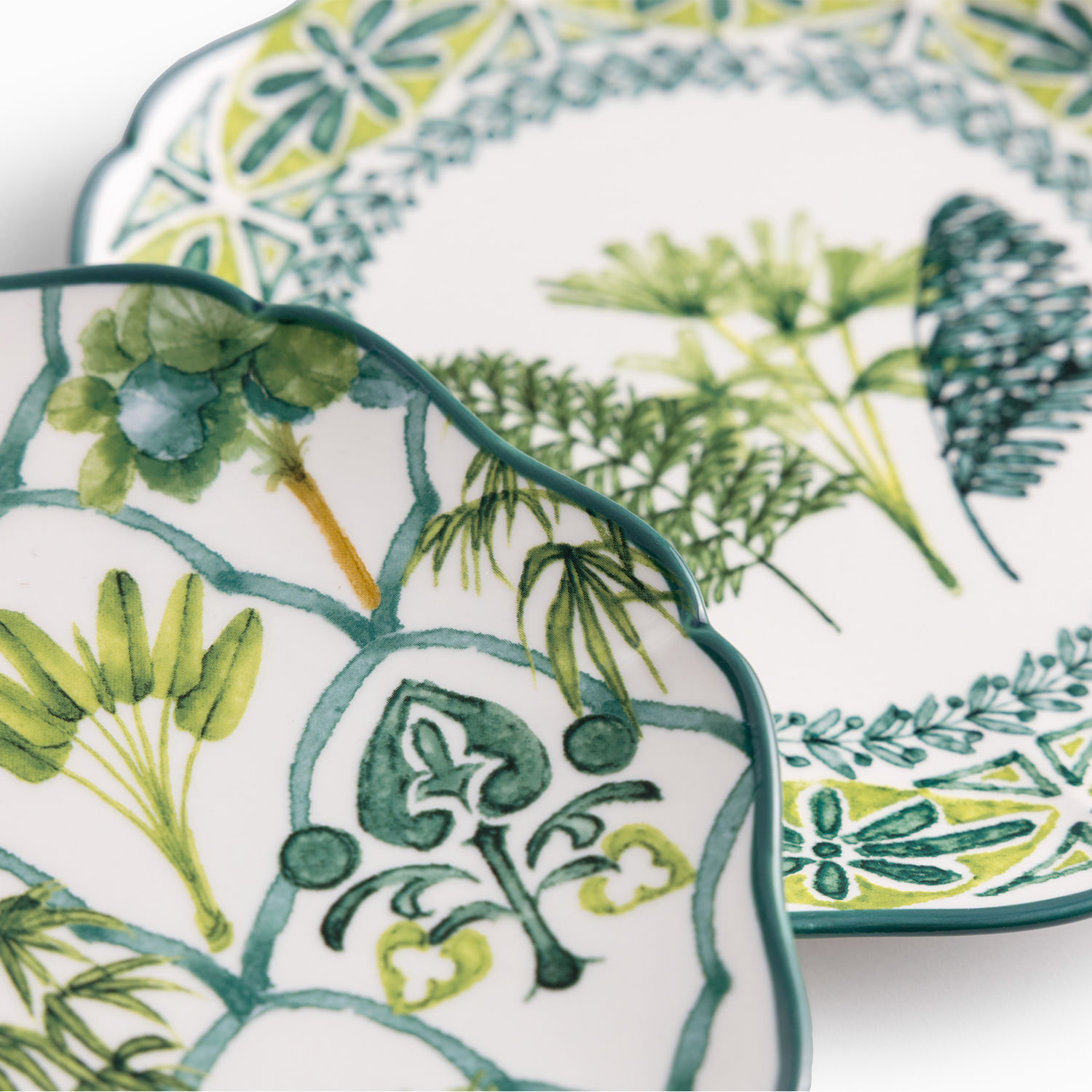 Plato mediano Tropico 20cm set x4 - Imagen 4