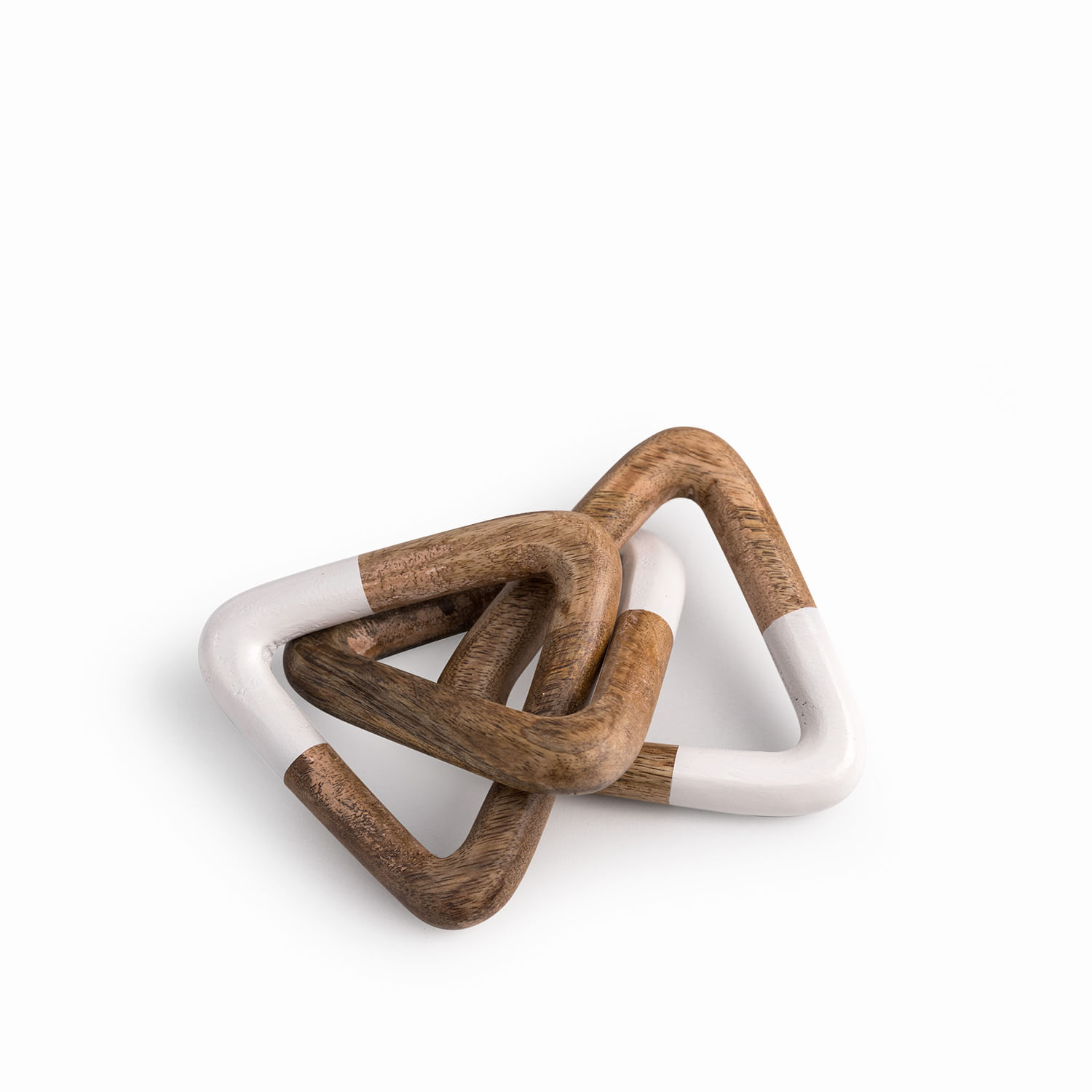Cadena en madera tríangulo - Imagen 3