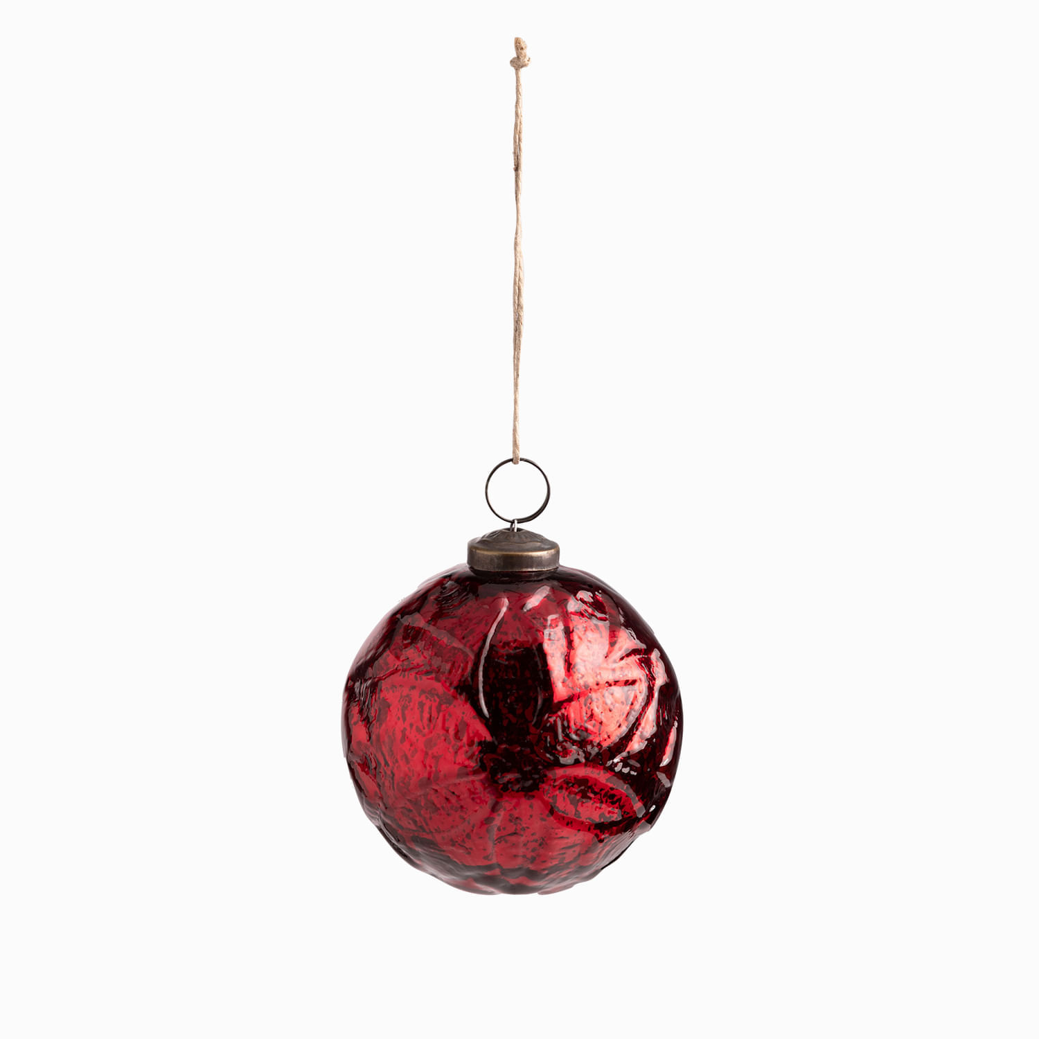 Bola vidrio rojo 10cm