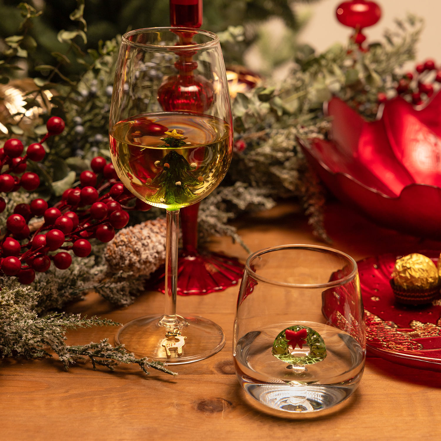 Copa noche buena set x2 - Imagen 2