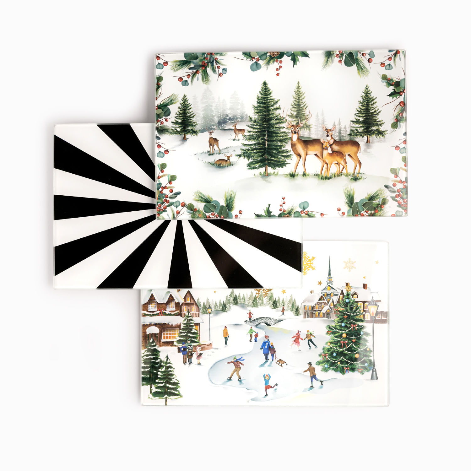 Tabla en vidrio Navidad Silvestre 30cm - Imagen 6