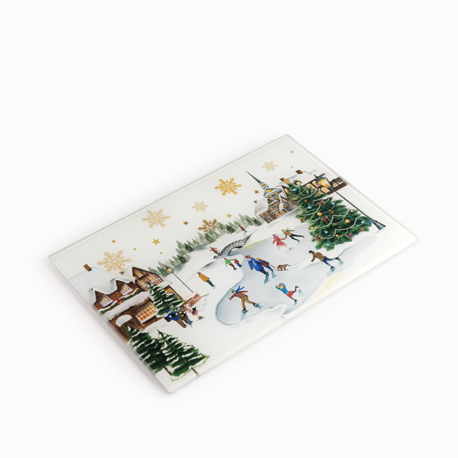Tabla en vidrio Noche Buena Village 30cm - Imagen 6