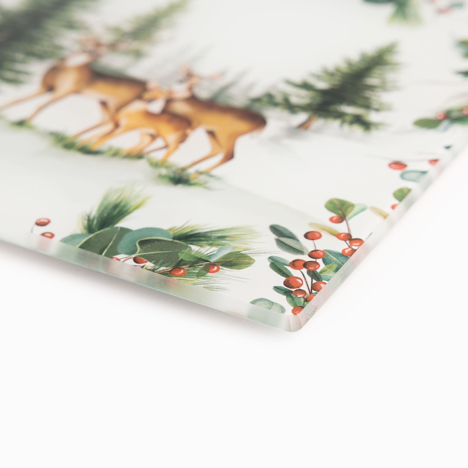 Tabla en vidrio Navidad Silvestre 30cm - Imagen 3