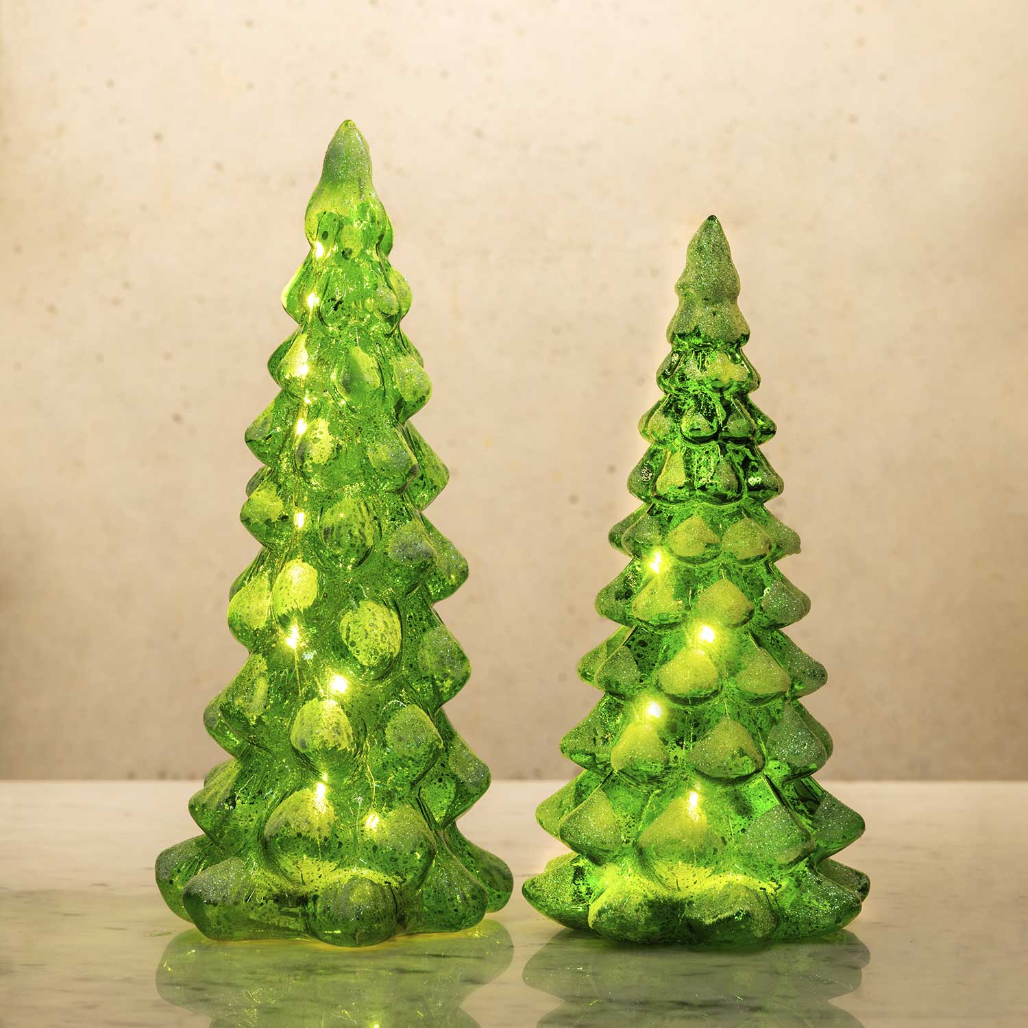 Árbol led verde 25cm - Imagen 3