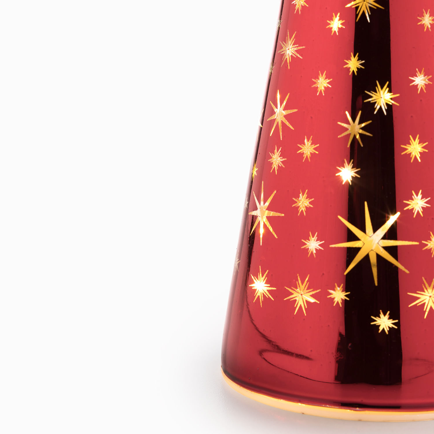 Árbol led rojo 25cm - Imagen 2