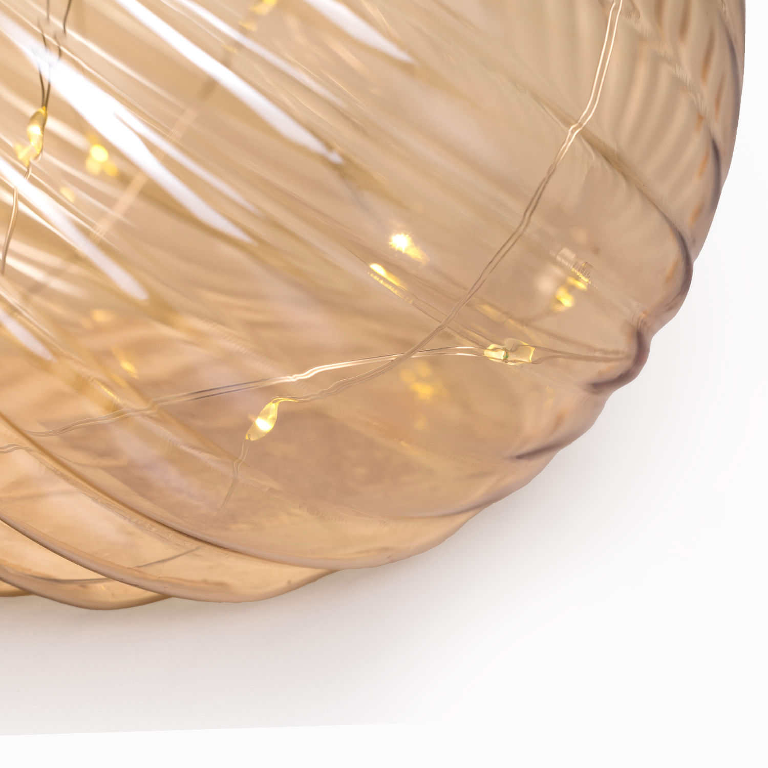 Bola led dorado 15cm - Imagen 4