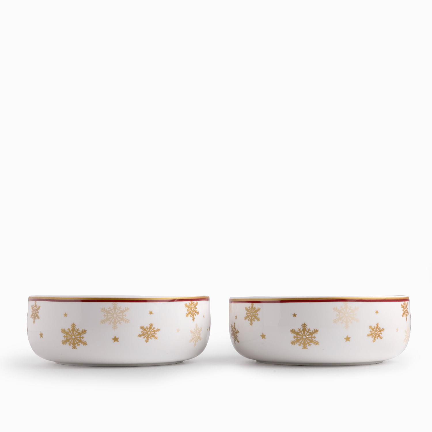 Tazón sopa noche buena Snow journey 850ml set x2