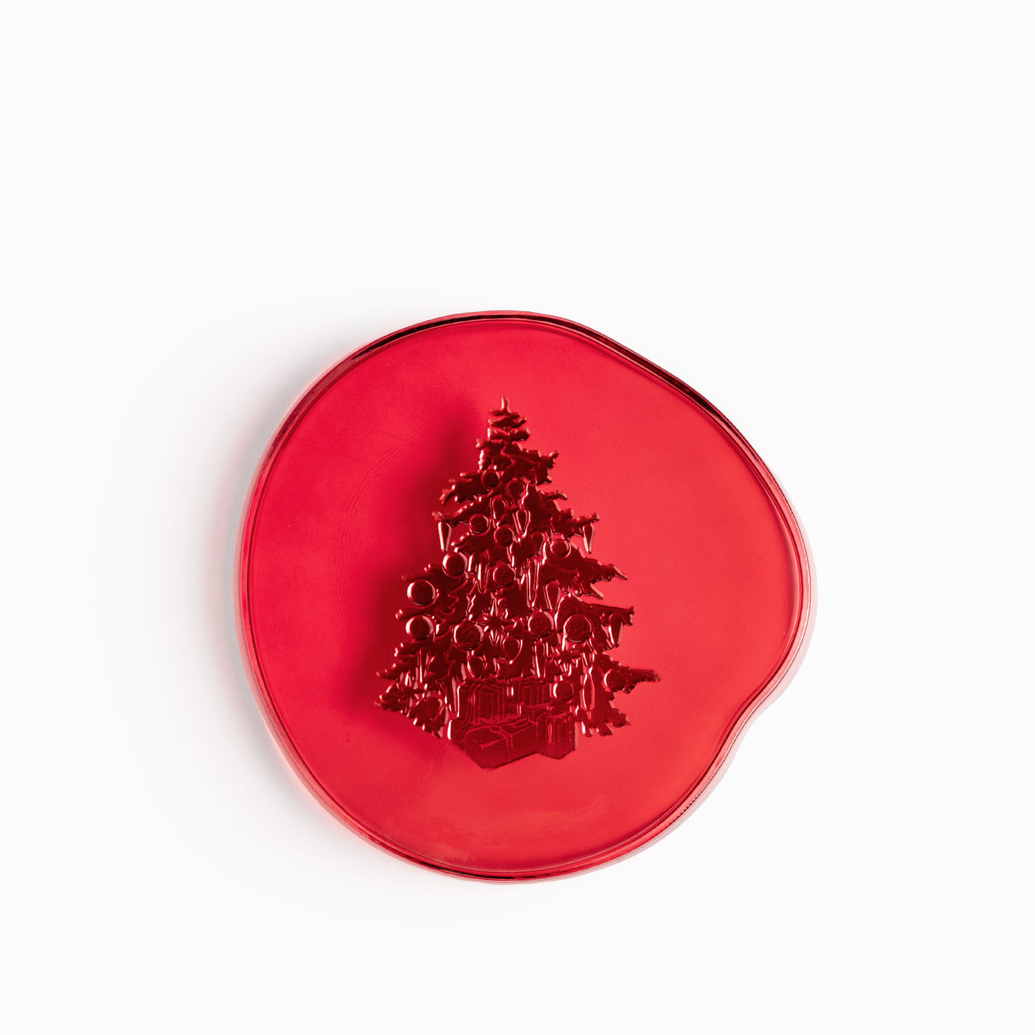 Plato mediano árbol navidad 20.5cm - Imagen 4