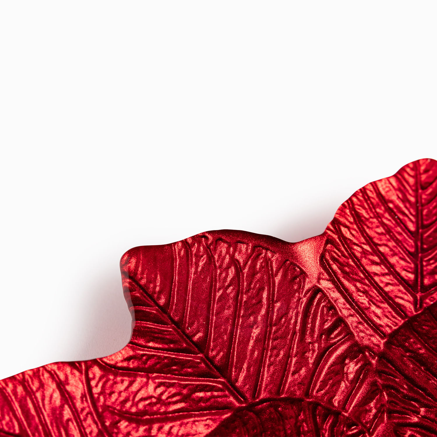 Plato Poinsettia 31.5cm - Imagen 4