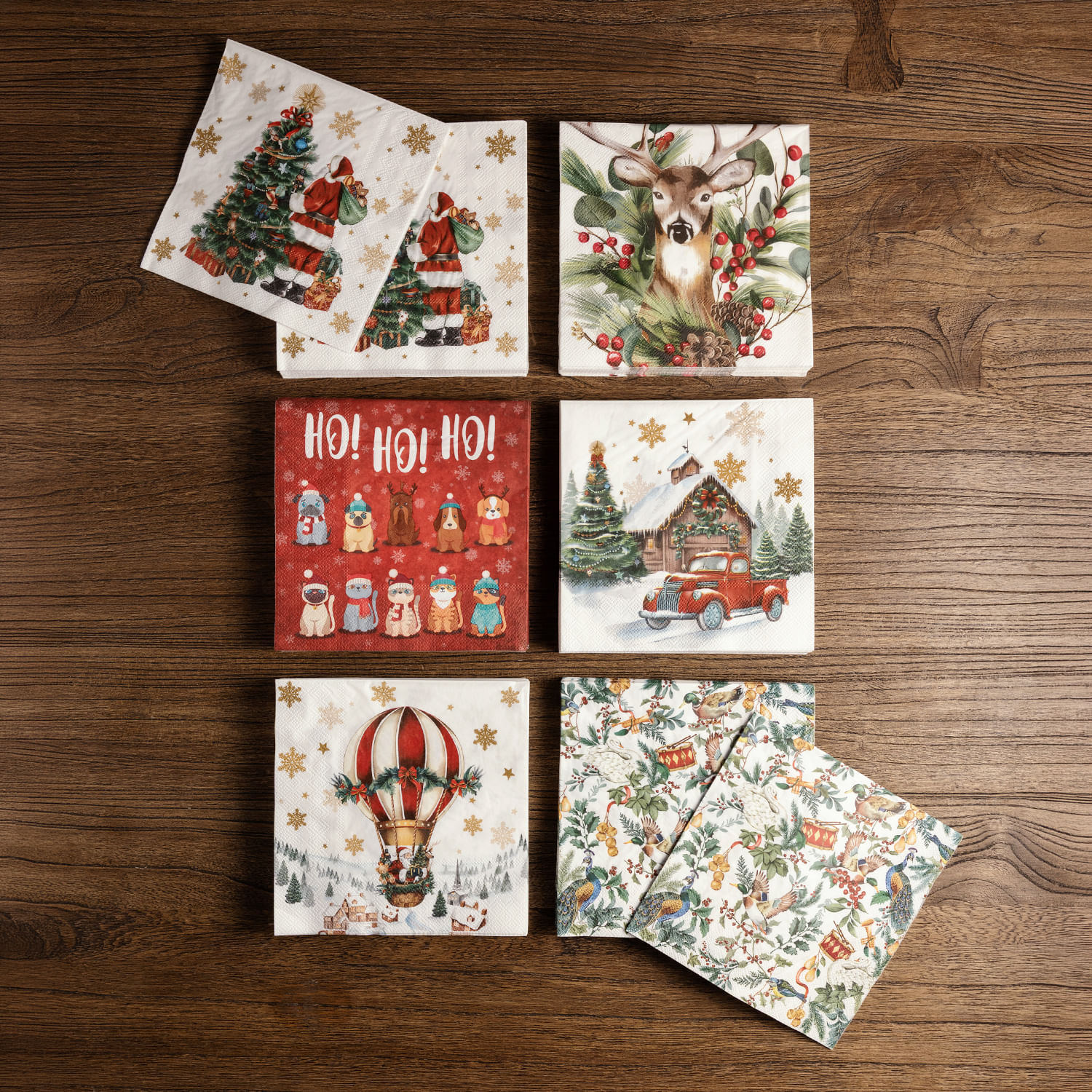 Servilletas Snow journey set x20 - Imagen 6