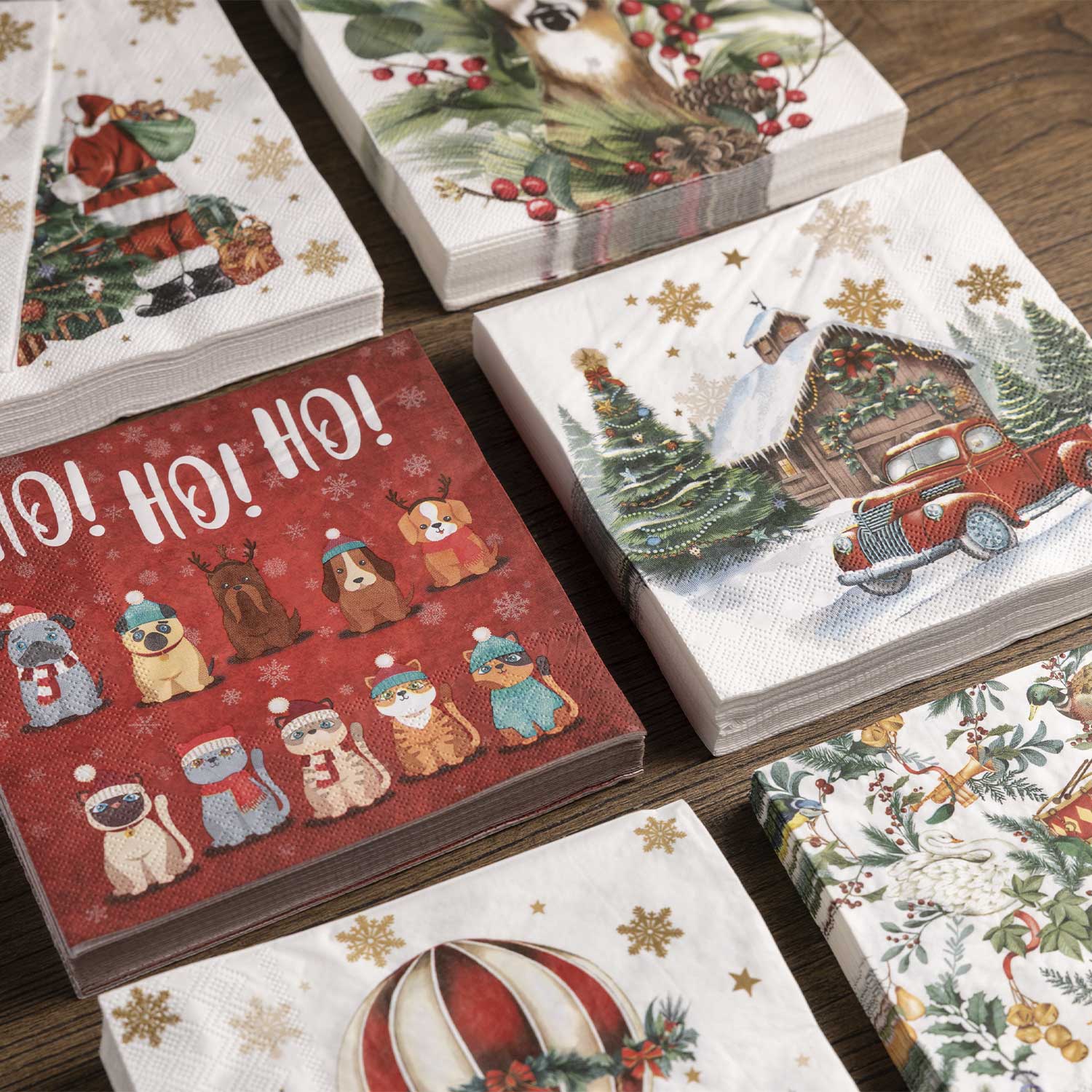 Servilletas Snow journey set x20 - Imagen 5