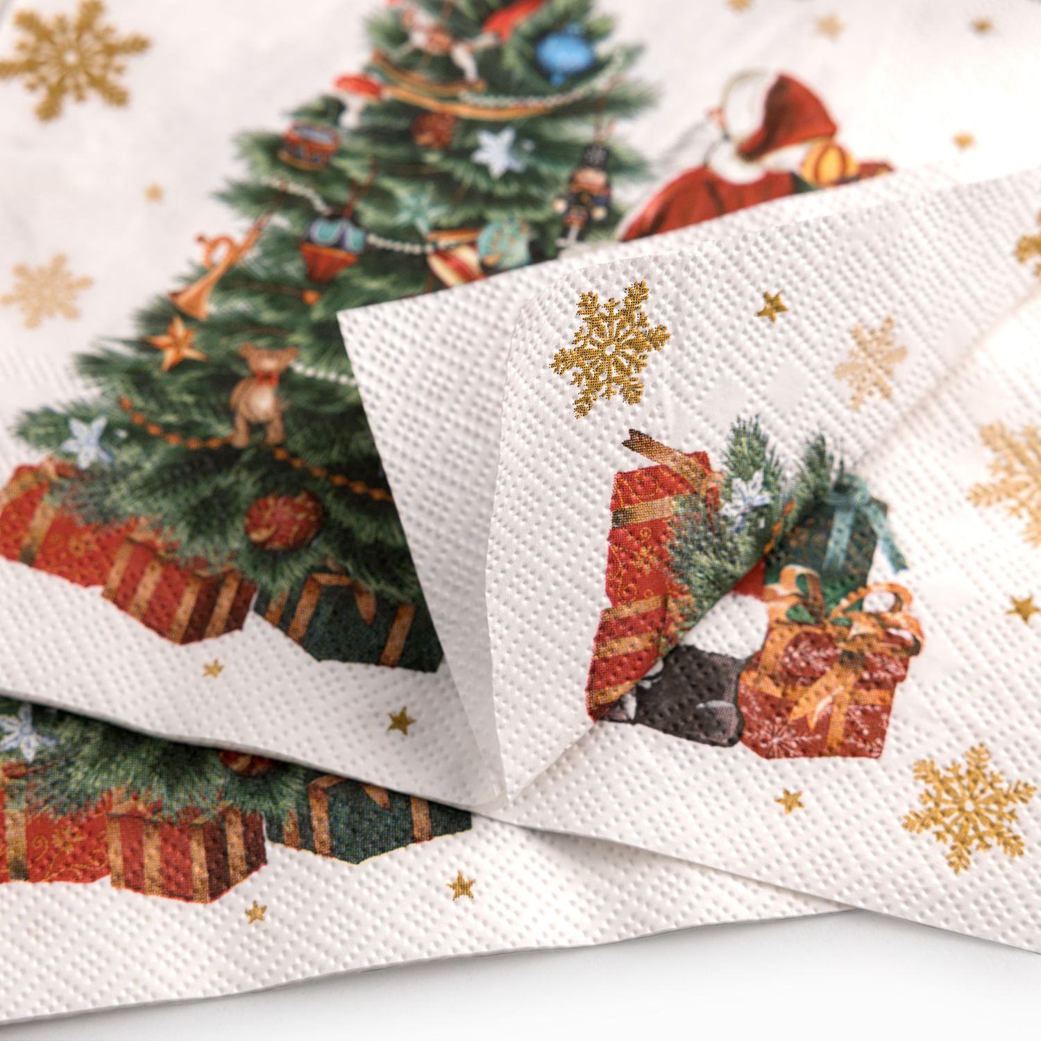 Servilletas Snow Santa set x20 - Imagen 6