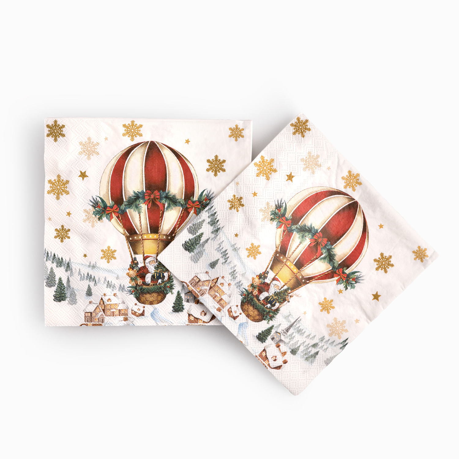 Servilletas Snow globo set x20 - Imagen 4