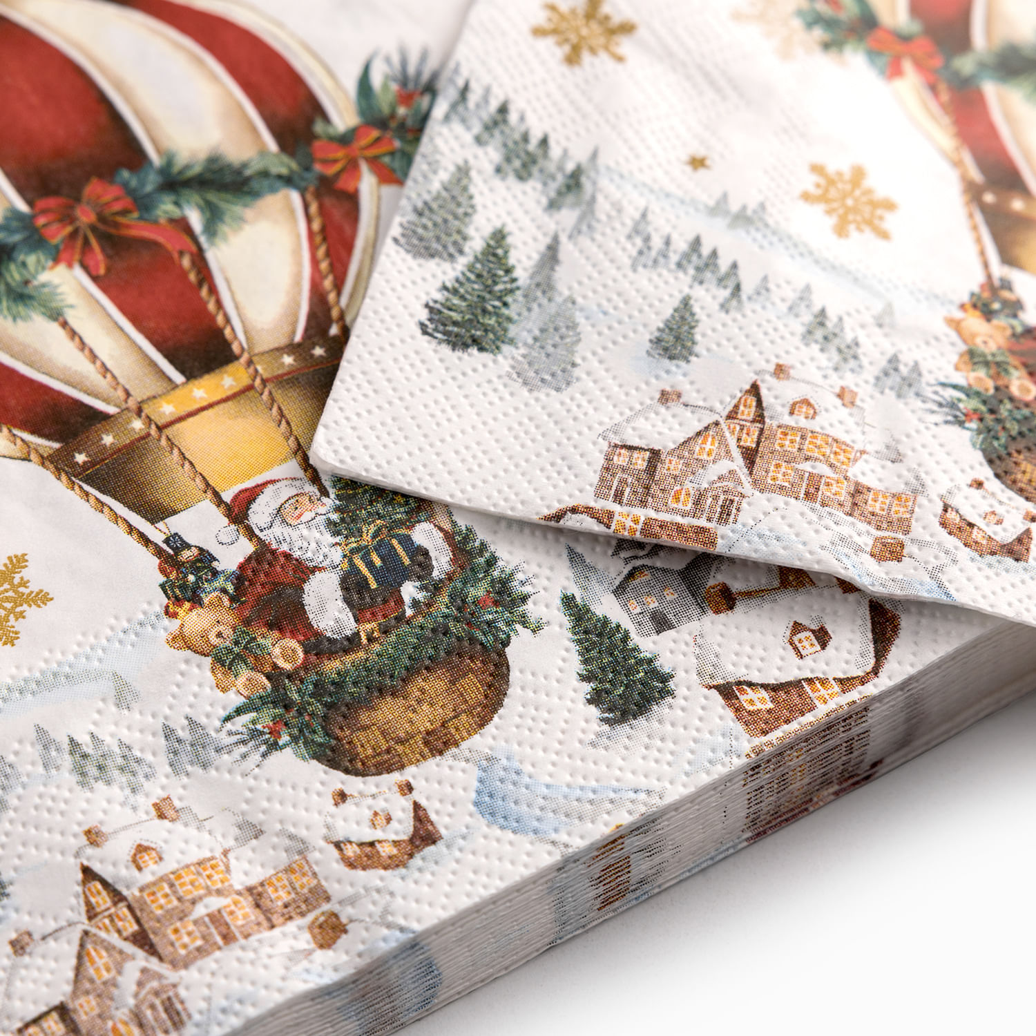 Servilletas Snow globo set x20 - Imagen 2