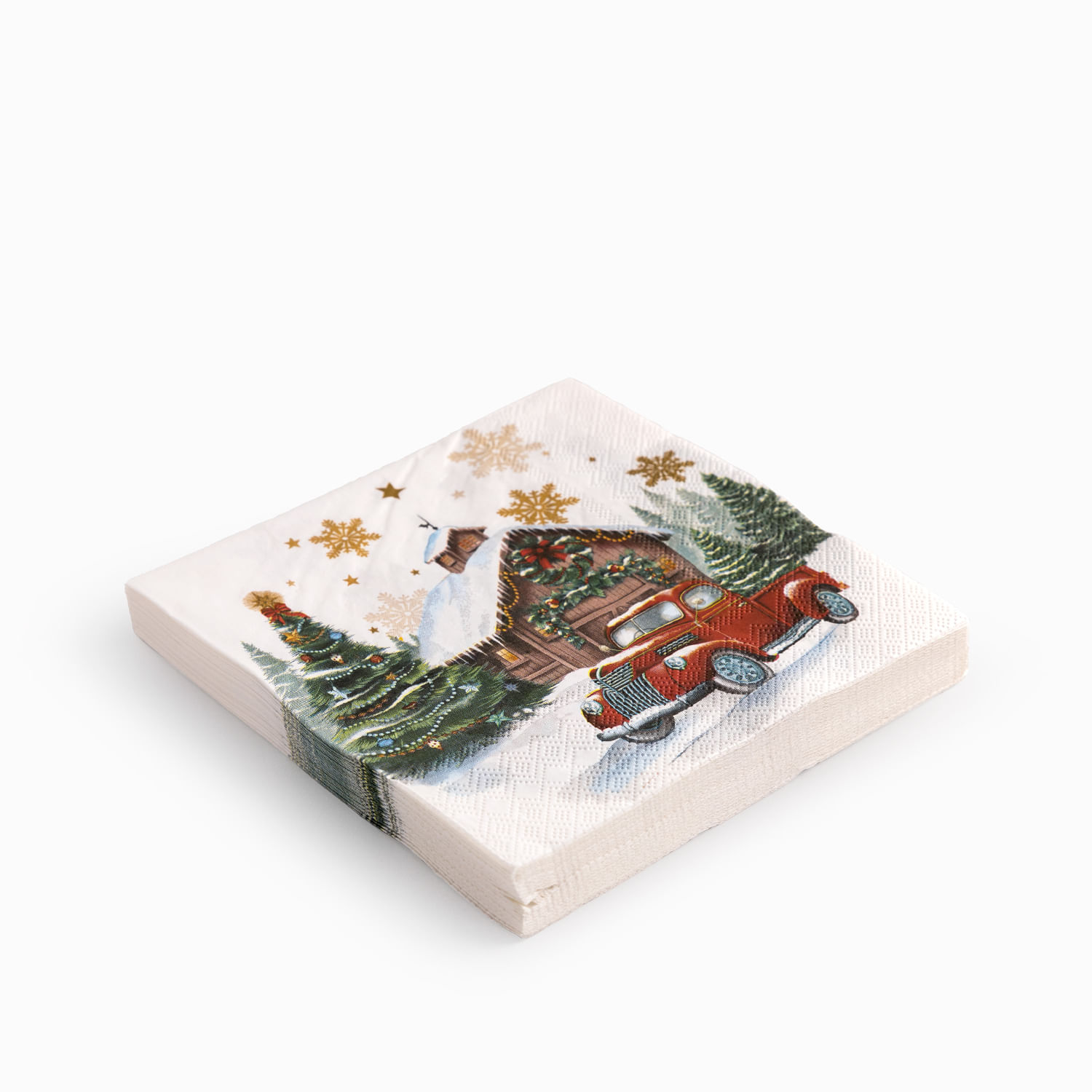 Servilletas Snow journey set x20 - Imagen 2