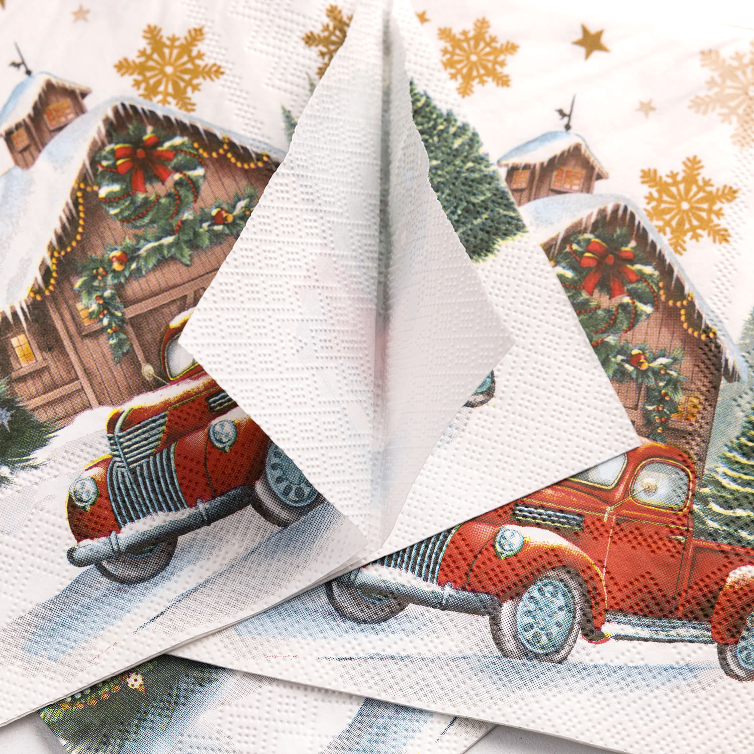Servilletas Snow journey set x20 - Imagen 3