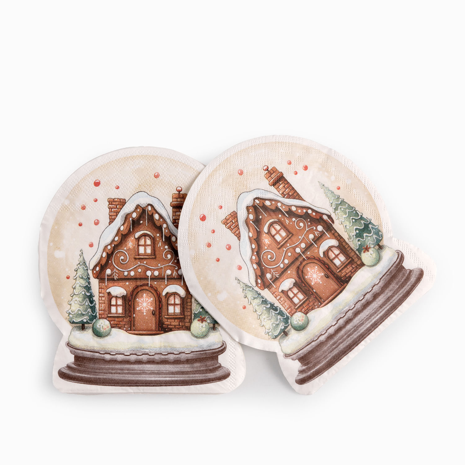 Servilletas gingerbread house set x20