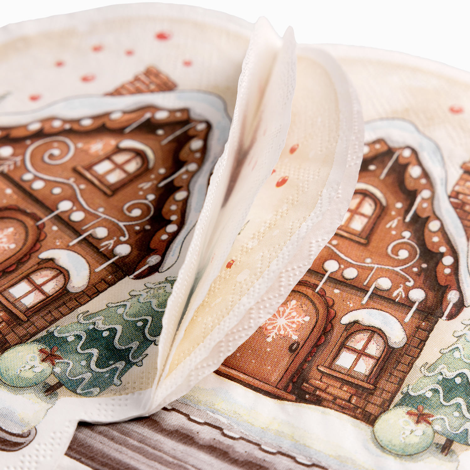 Servilletas gingerbread house set x20 - Imagen 6