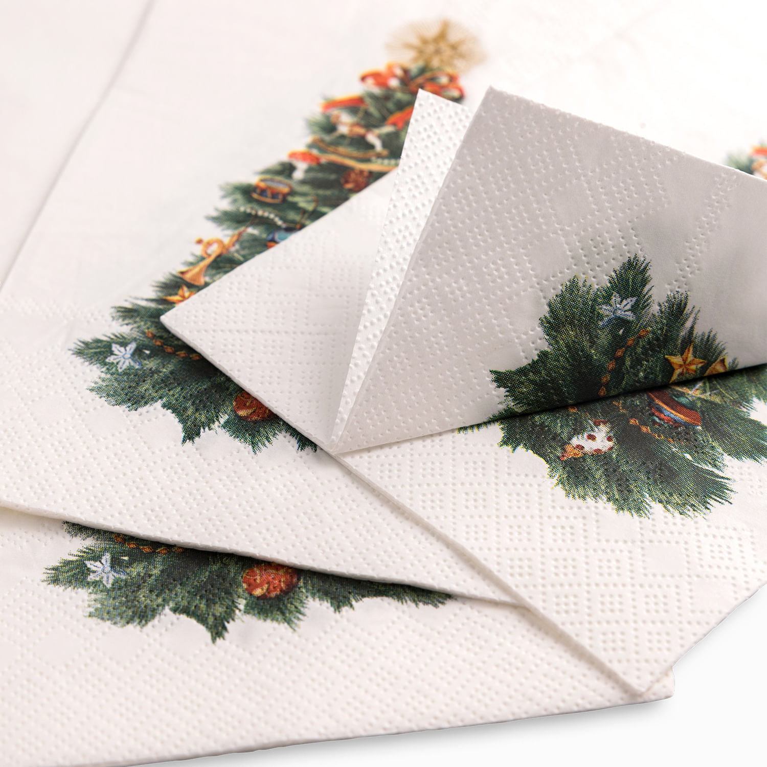 Servilletas Snow árbol set x20 - Imagen 3