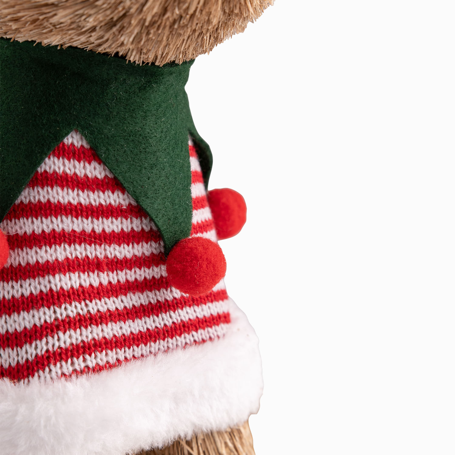 Gato navidad en yute 38cm - Imagen 5