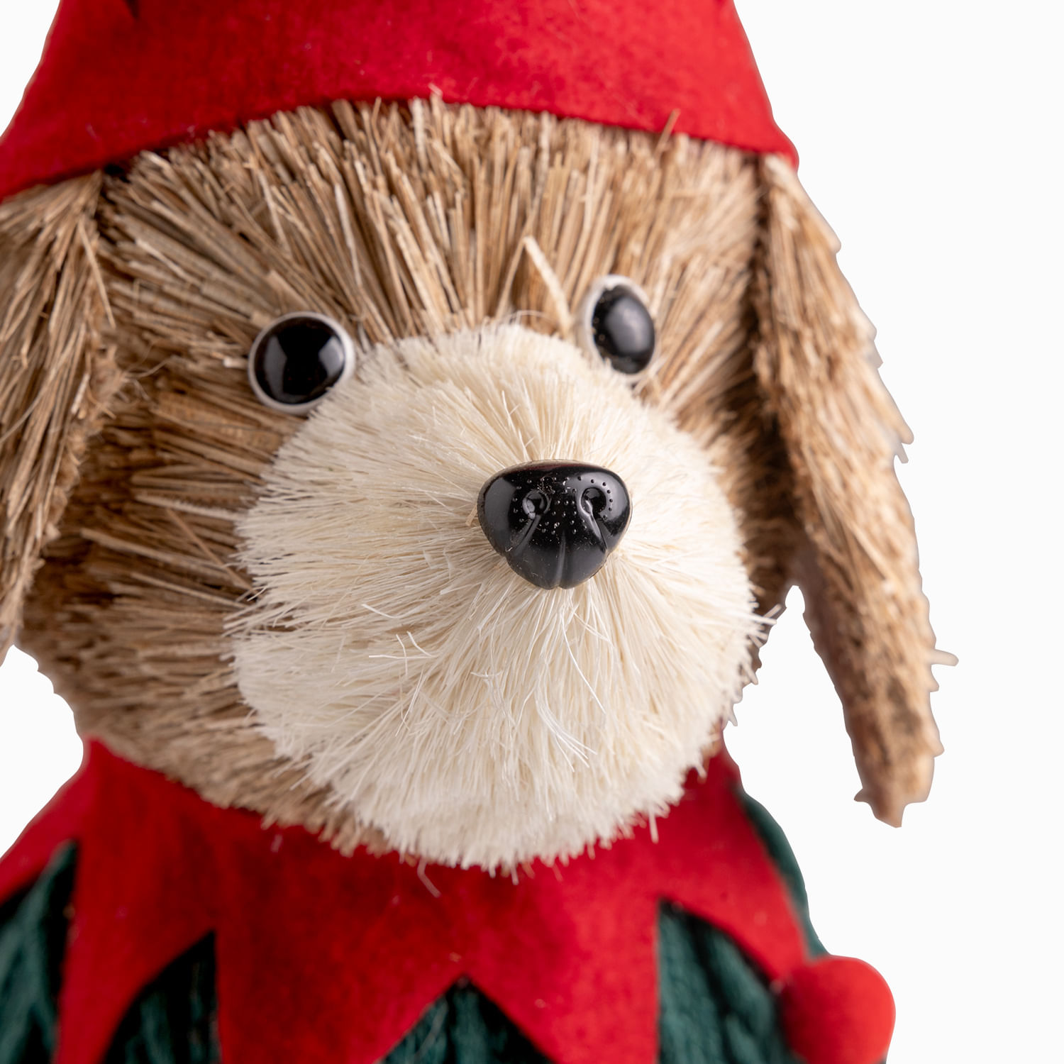 Perro navidad en yute 49cm - Imagen 2