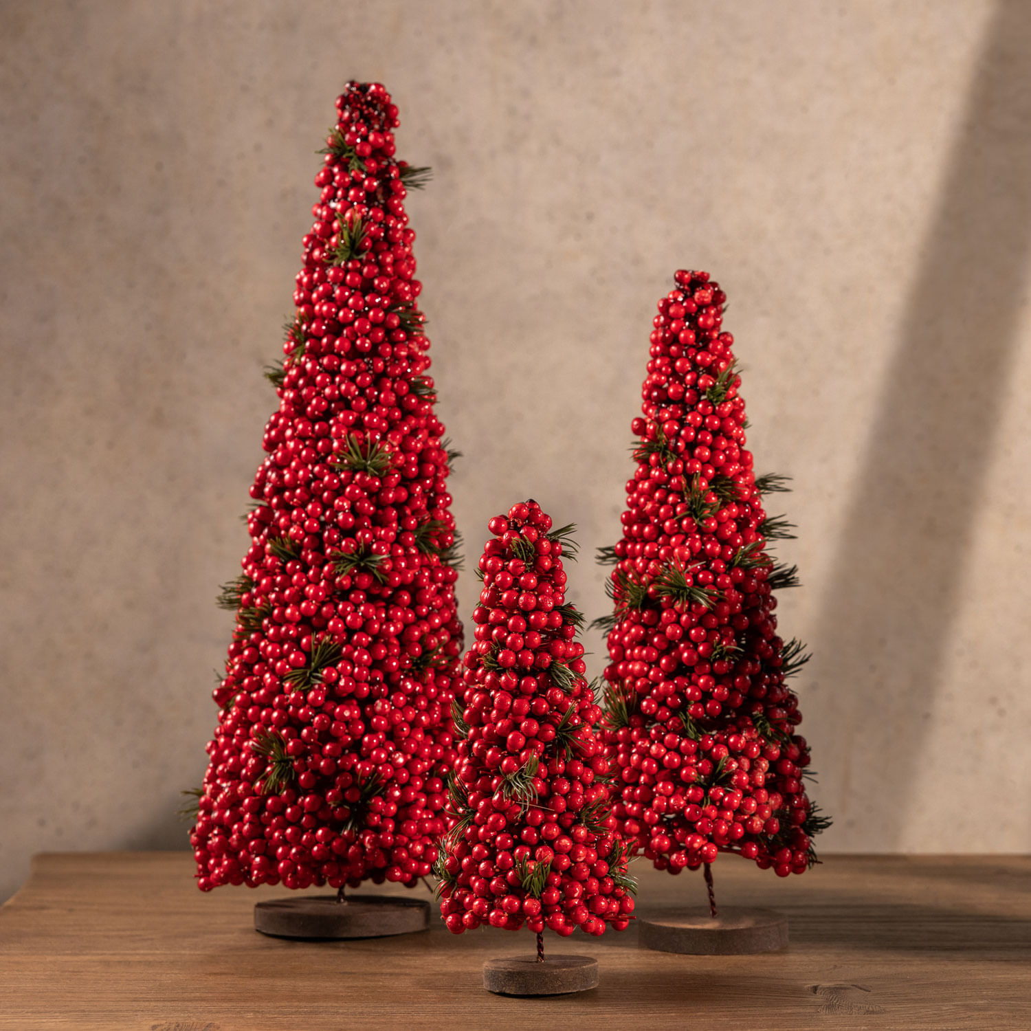 Árbol bayas rojo 59cm - Imagen 2