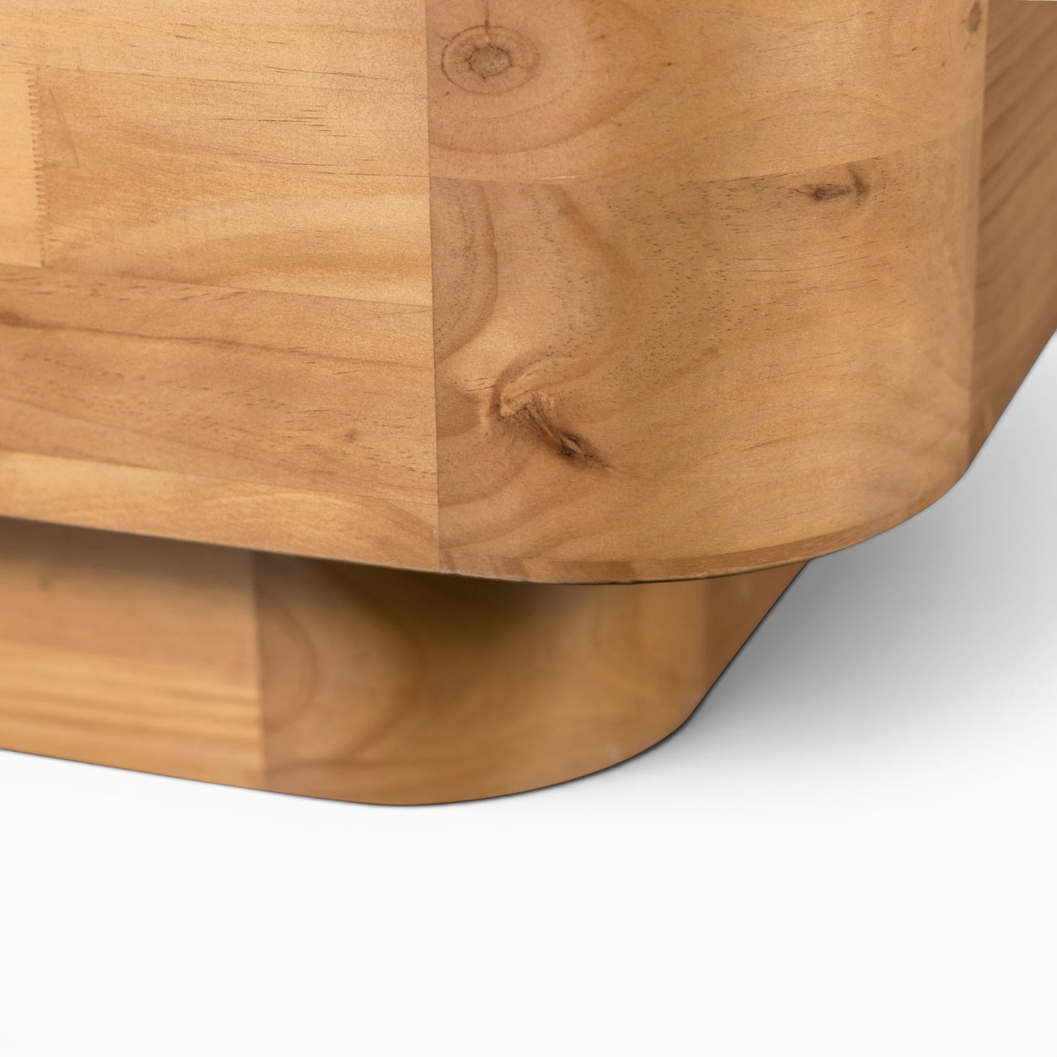 Mesa de centro Oriole rectangular moka 38x140x76 cm - Imagen 6