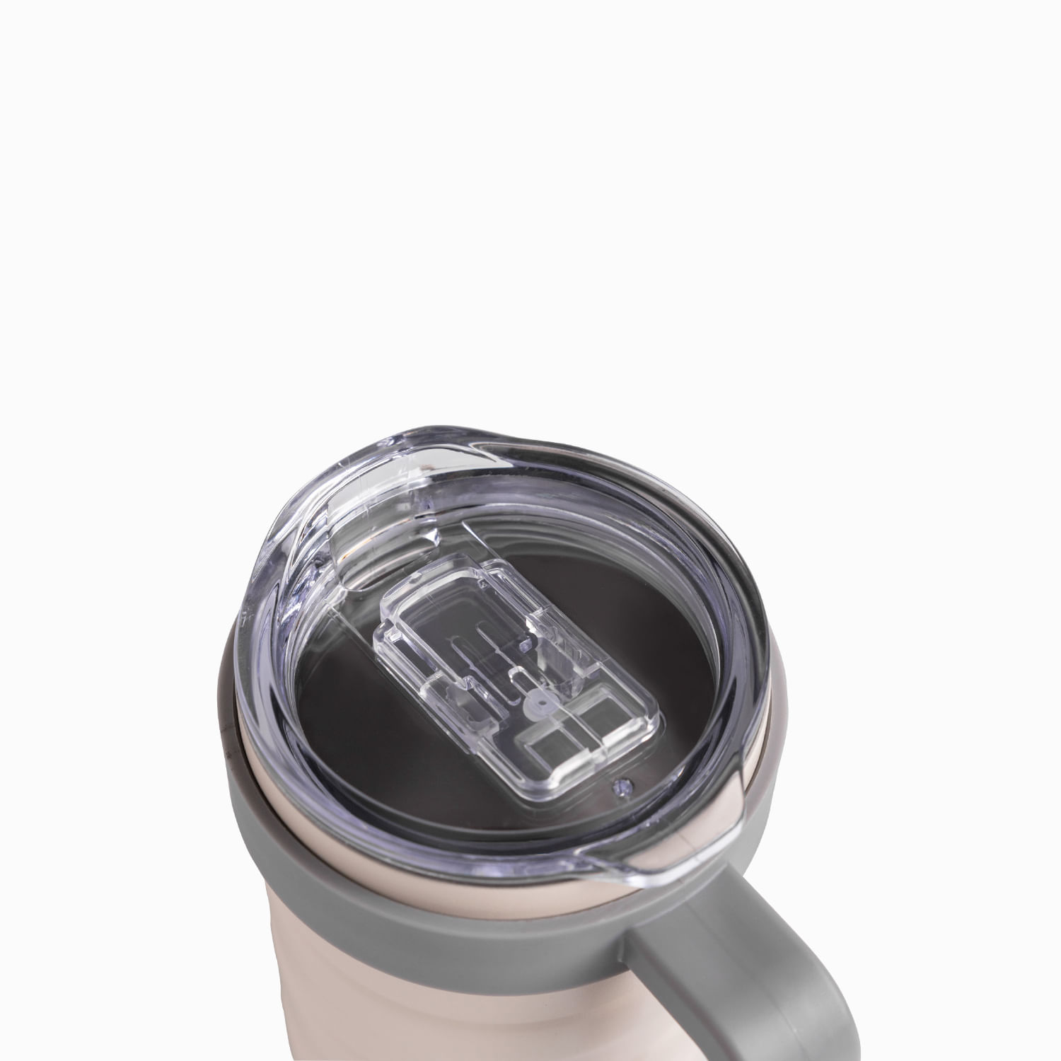 Mug doble pared en acero beige 550ml - Imagen 6