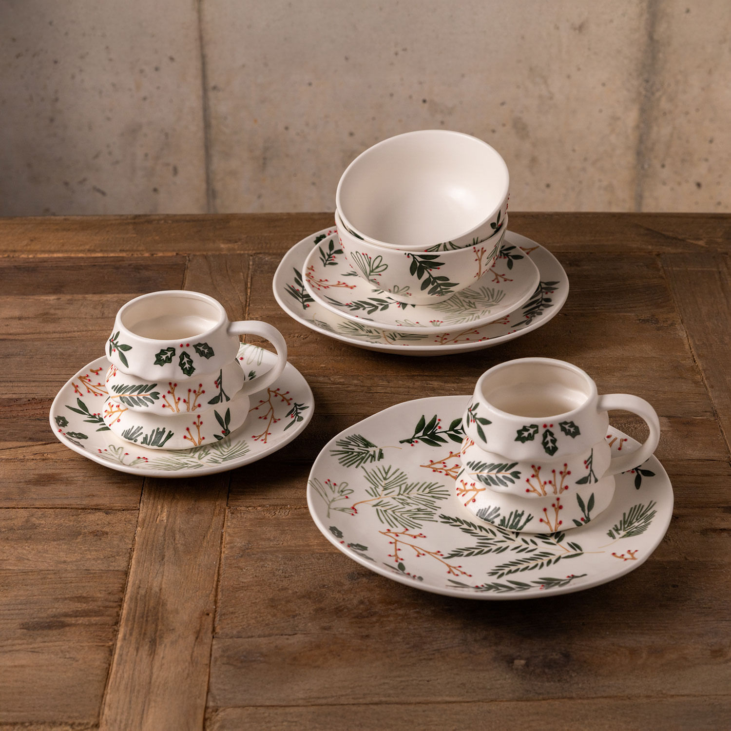 Plato mediano Berries 20cm set x2 - Imagen 3