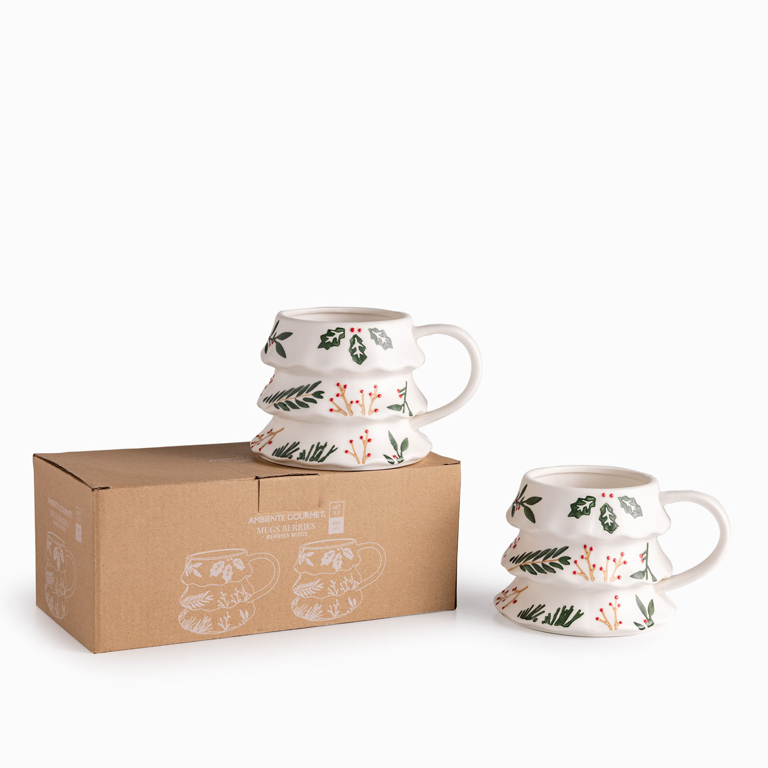 Mug Berries 400ml set x2 - Imagen 7