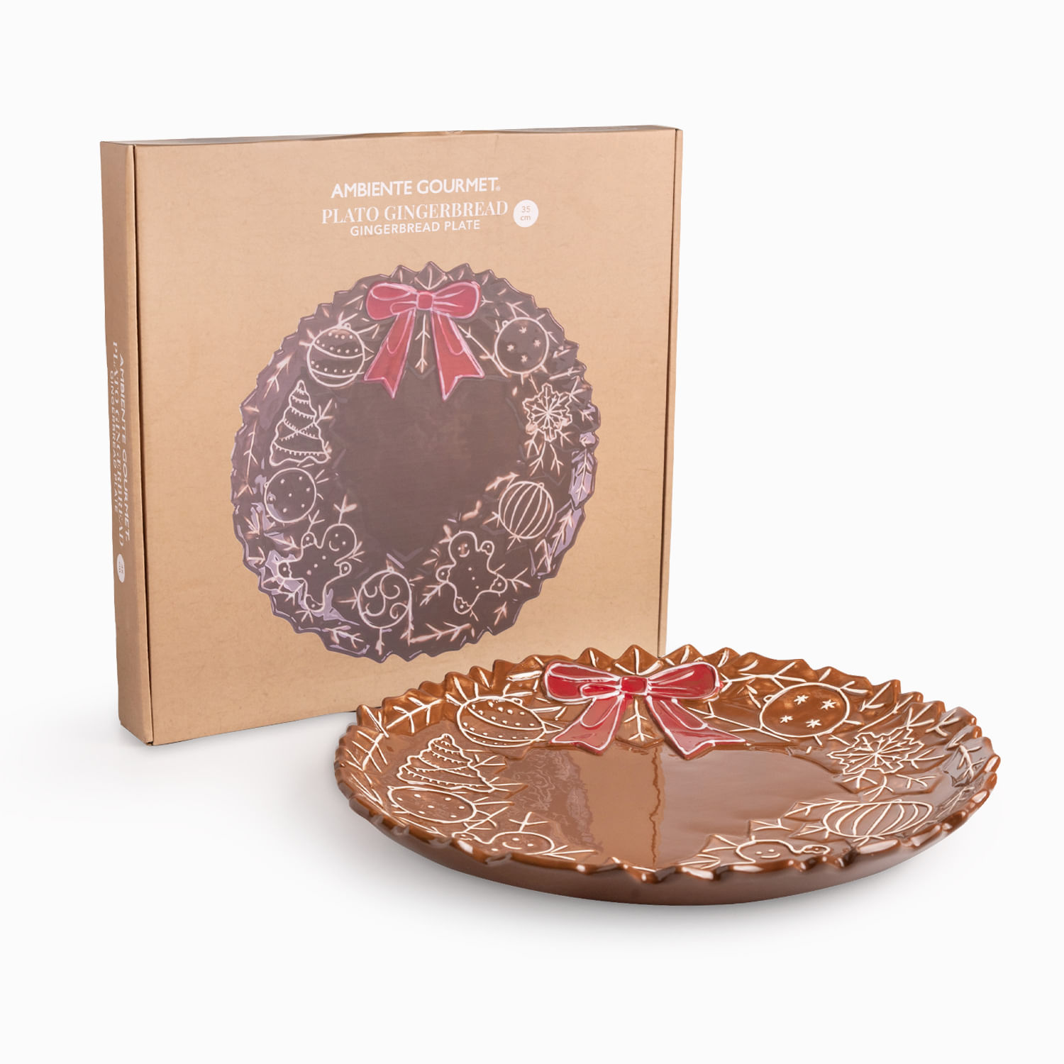Plato Gingerbread 35cm - Imagen 2
