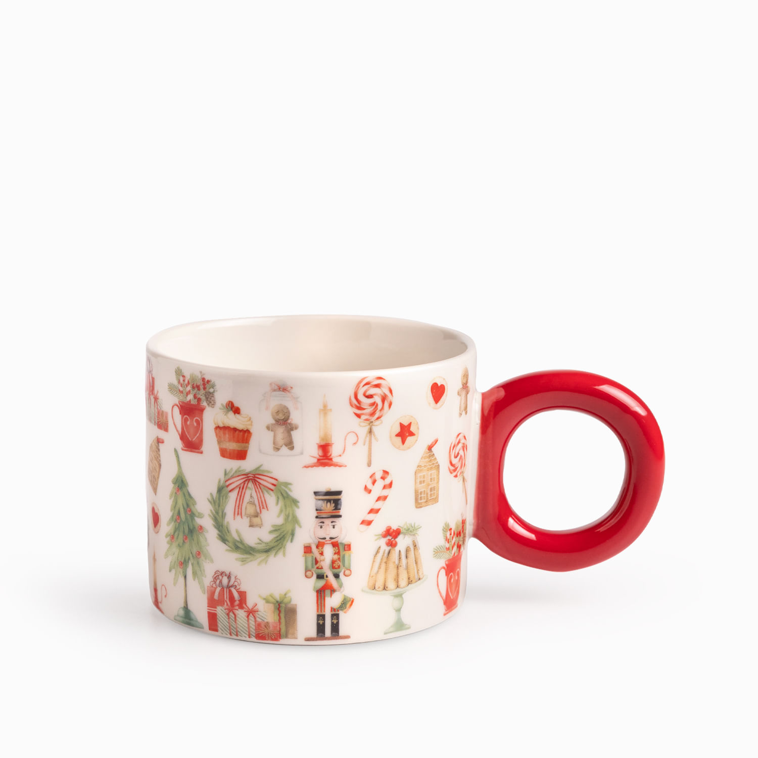 Mug Navidad Aro rojo