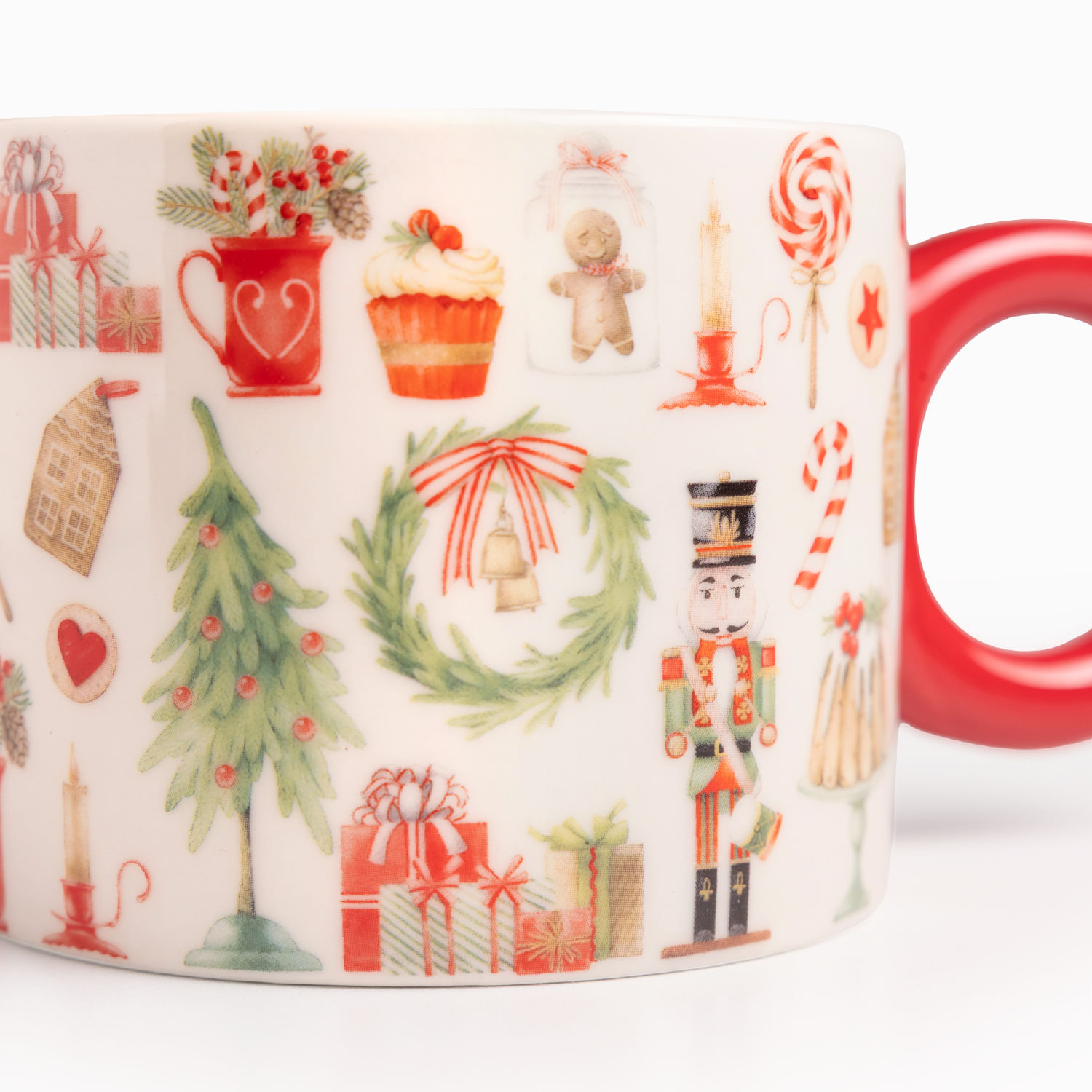 Mug Navidad Aro rojo - Imagen 2