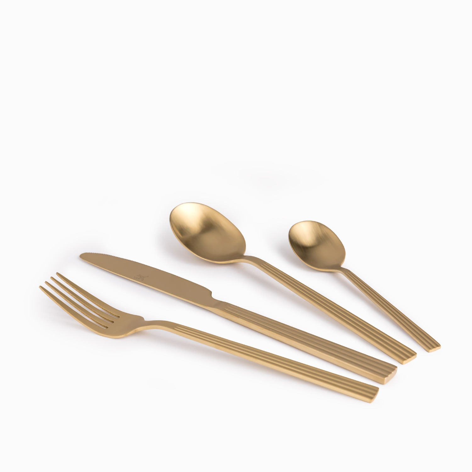 Cubiertos Astoria dorado set x16