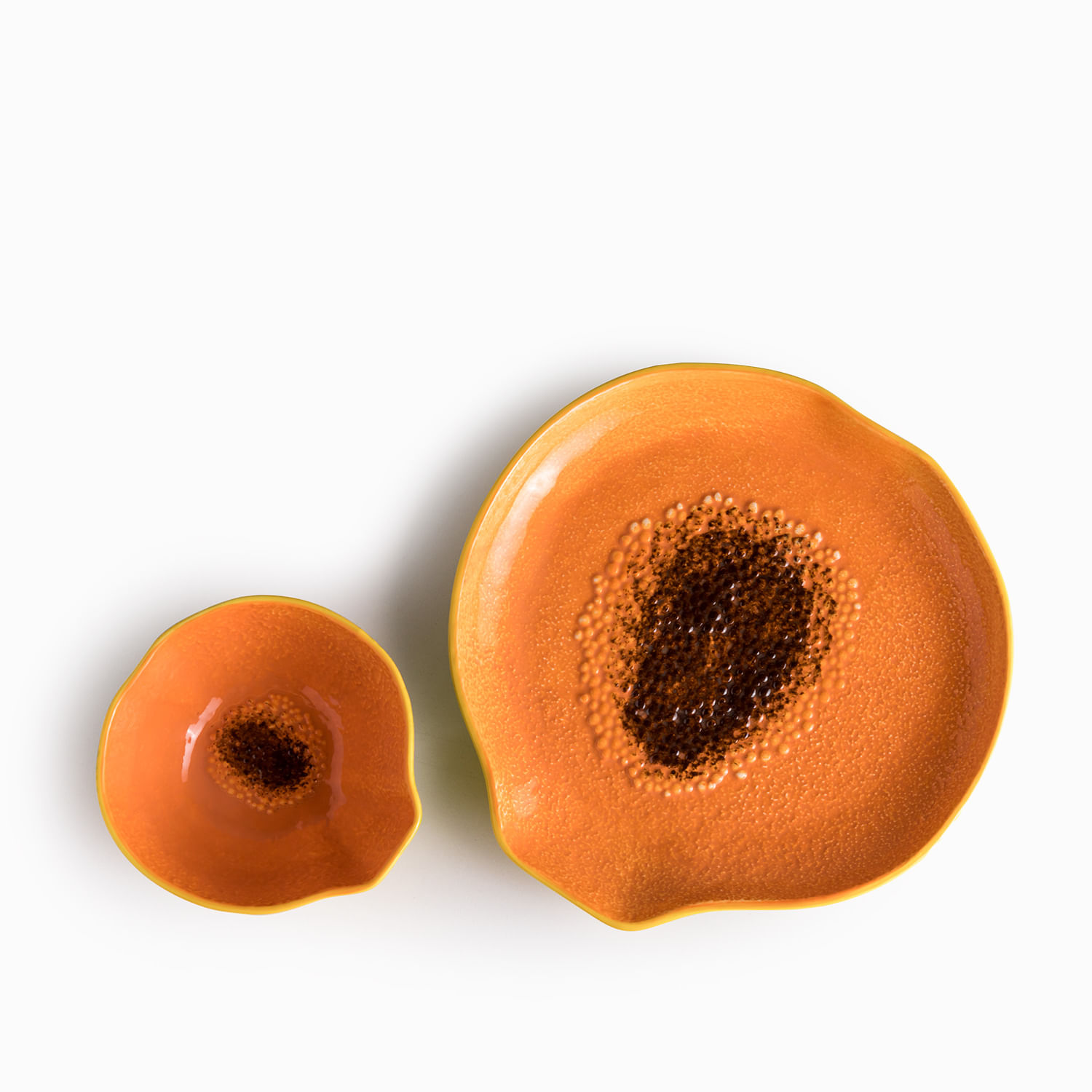 Plato mediano y tazón Papaya set x2 - Imagen 6