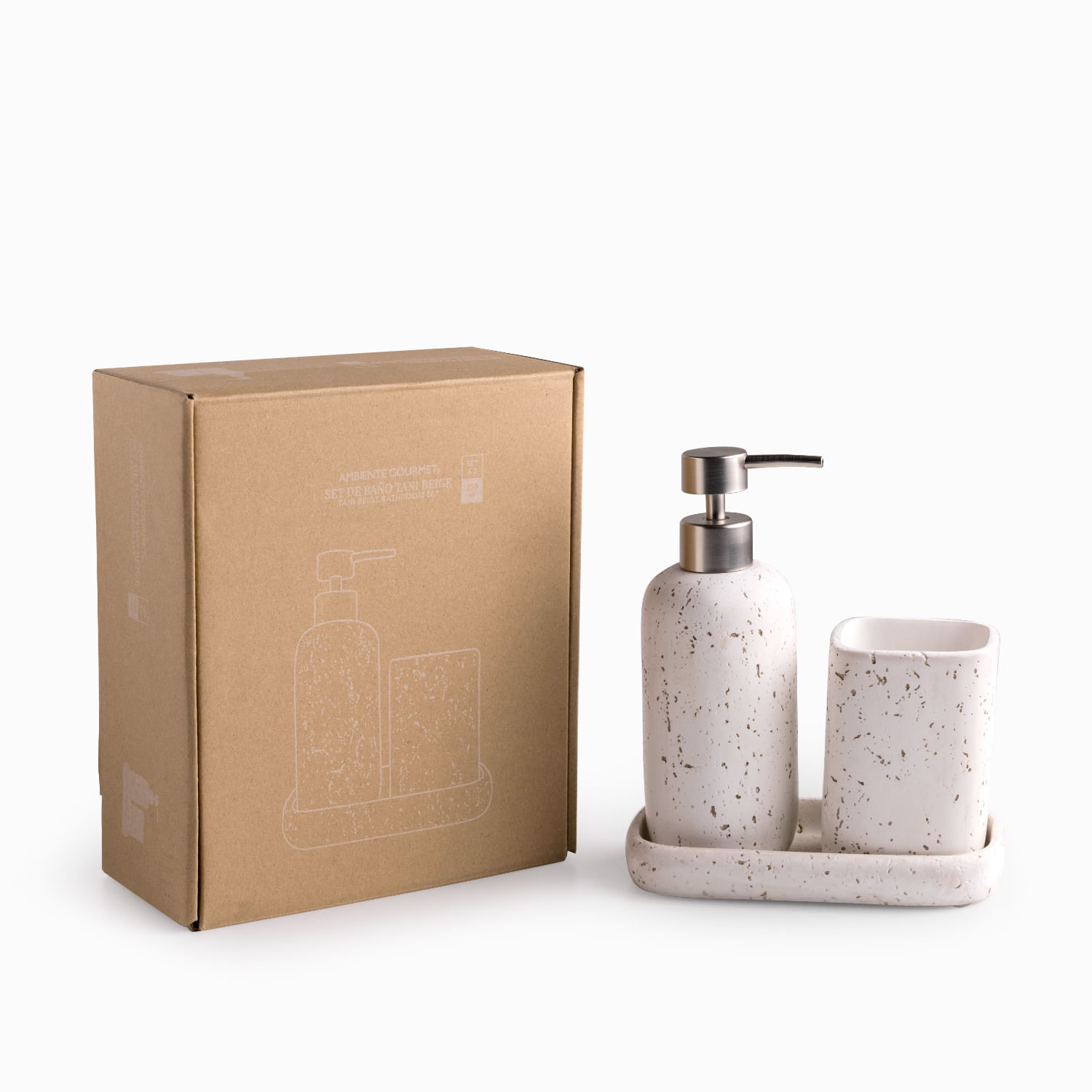 Set baño Tani beige - Imagen 4