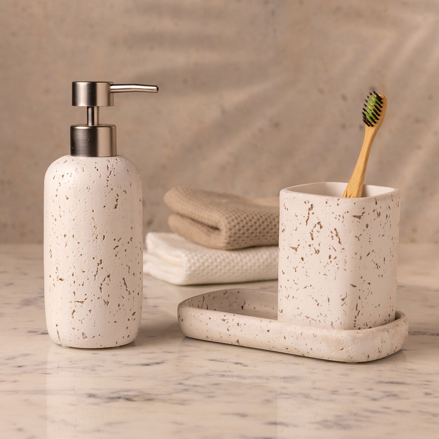 Set baño Tani beige - Imagen 3