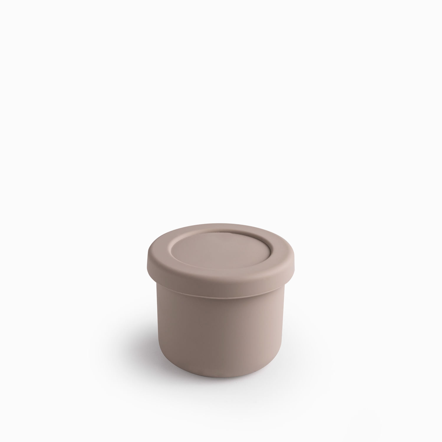 Recipiente silicona taupe redondo 250ml - Imagen 6