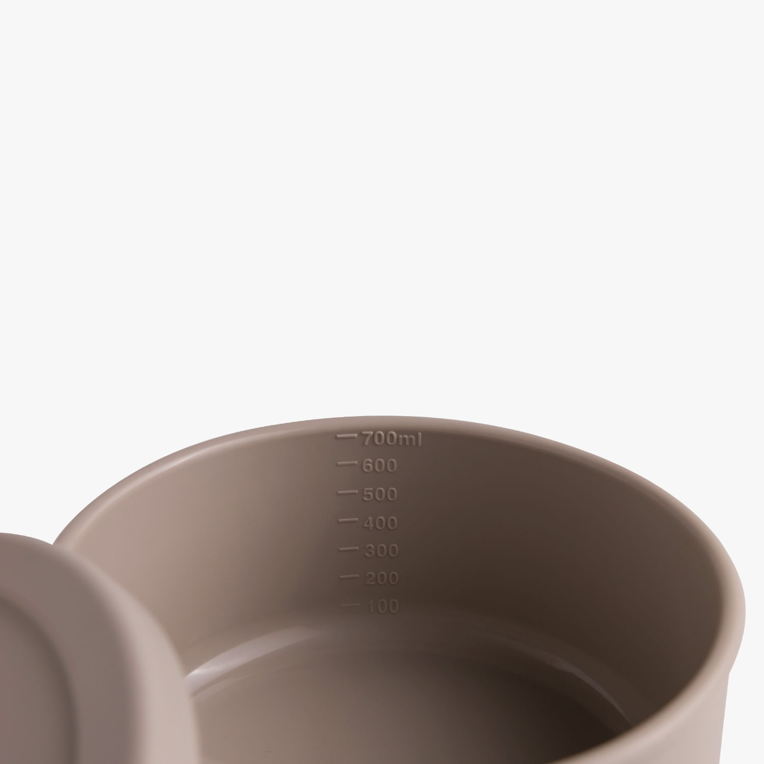Recipiente silicona taupe redondo 700ml - Imagen 7