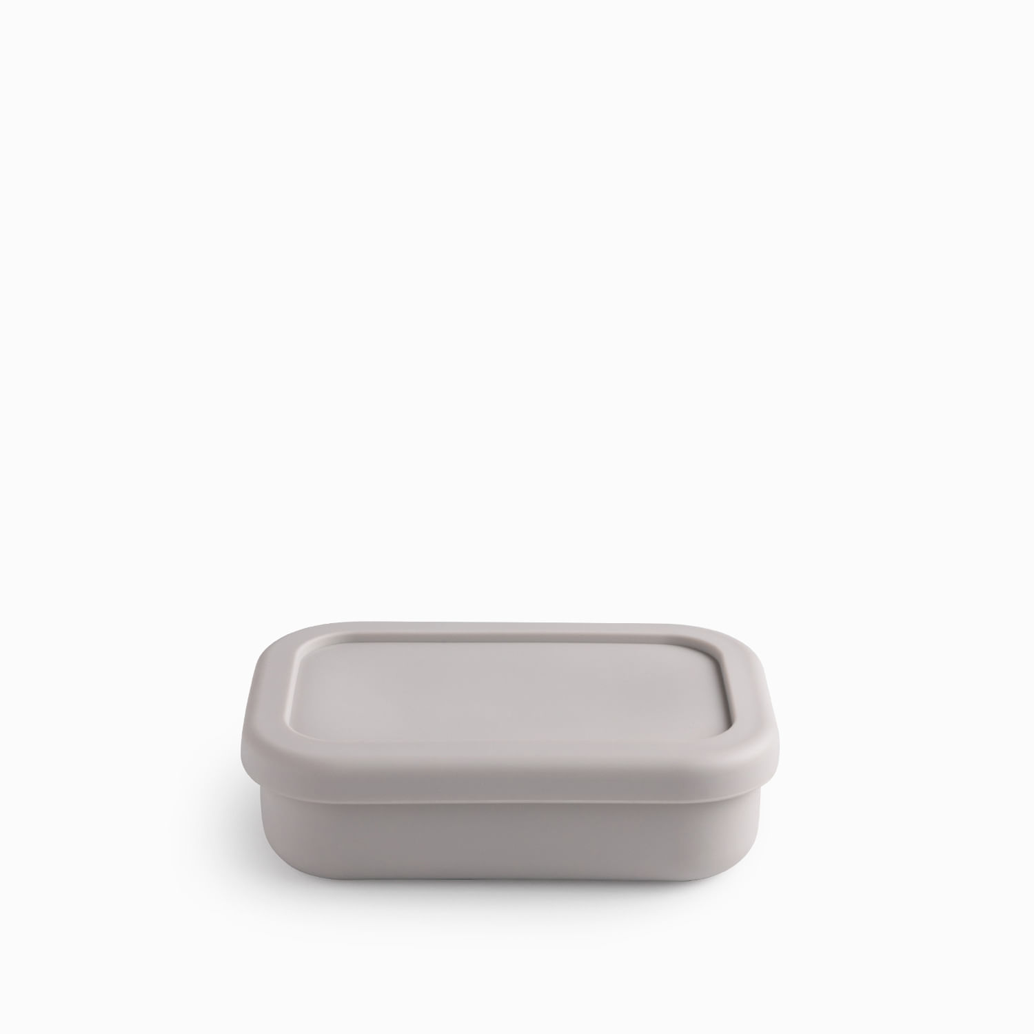 Recipiente silicona gris rectangular 300ml