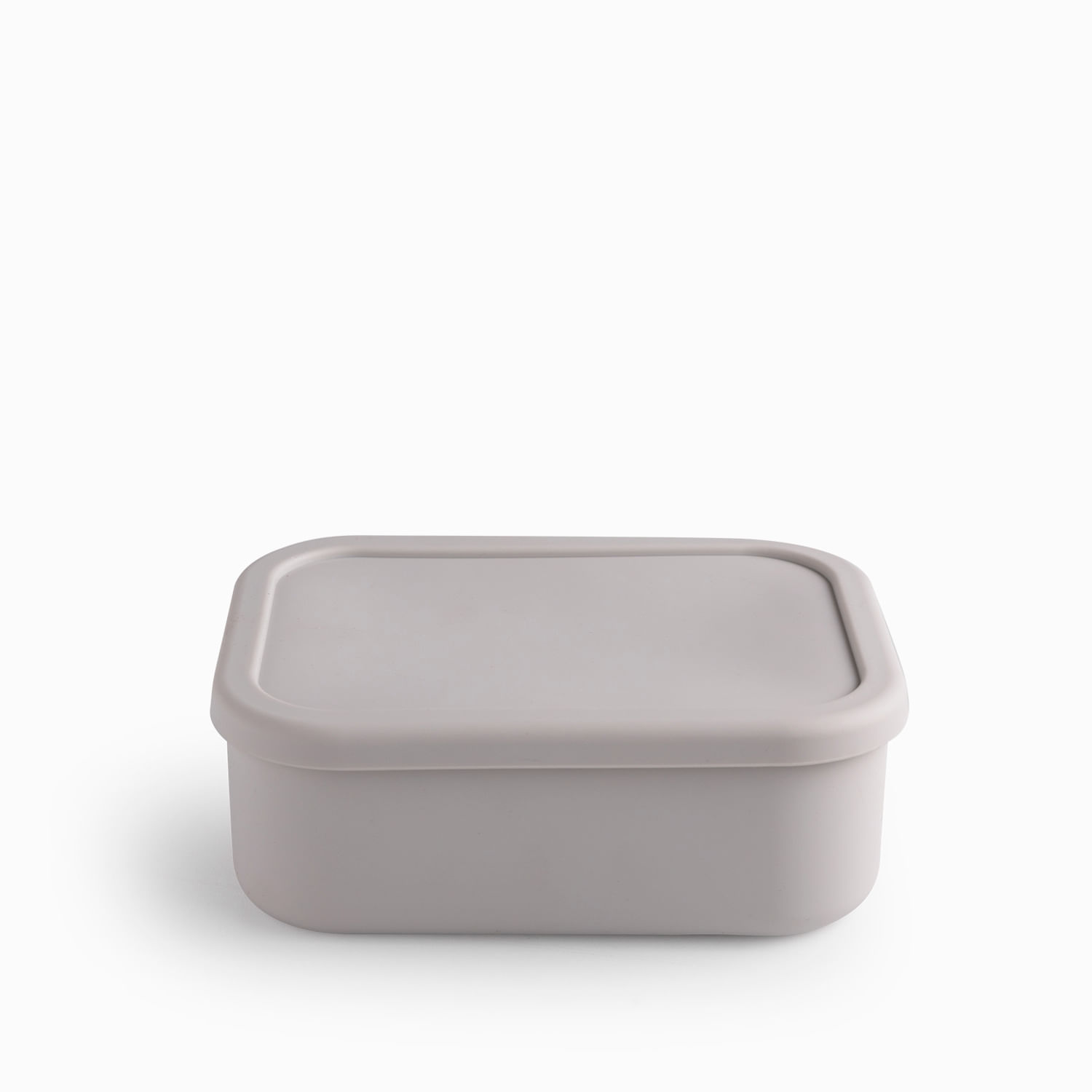 Recipiente silicona gris rectangular 1300ml