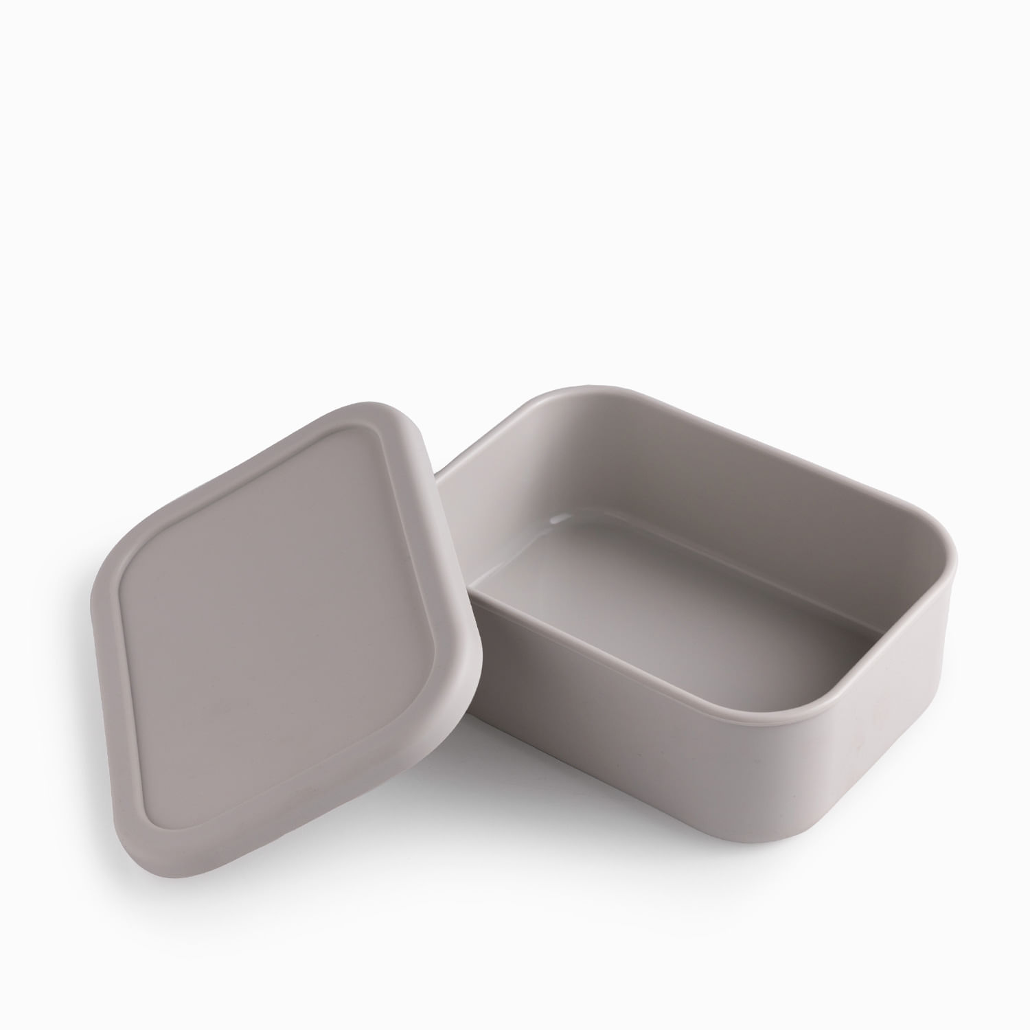 Recipiente silicona gris rectangular 1300ml - Imagen 7