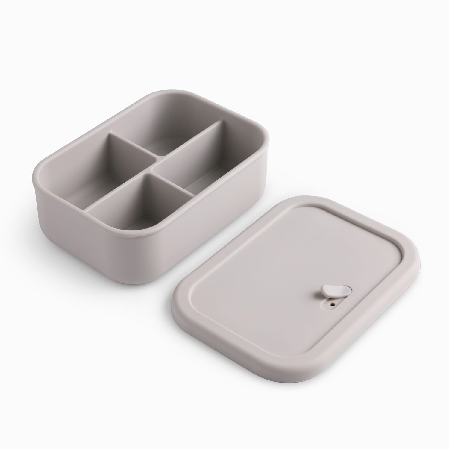 Recipiente silicona gris 4 compartimentos 700ml - Imagen 8