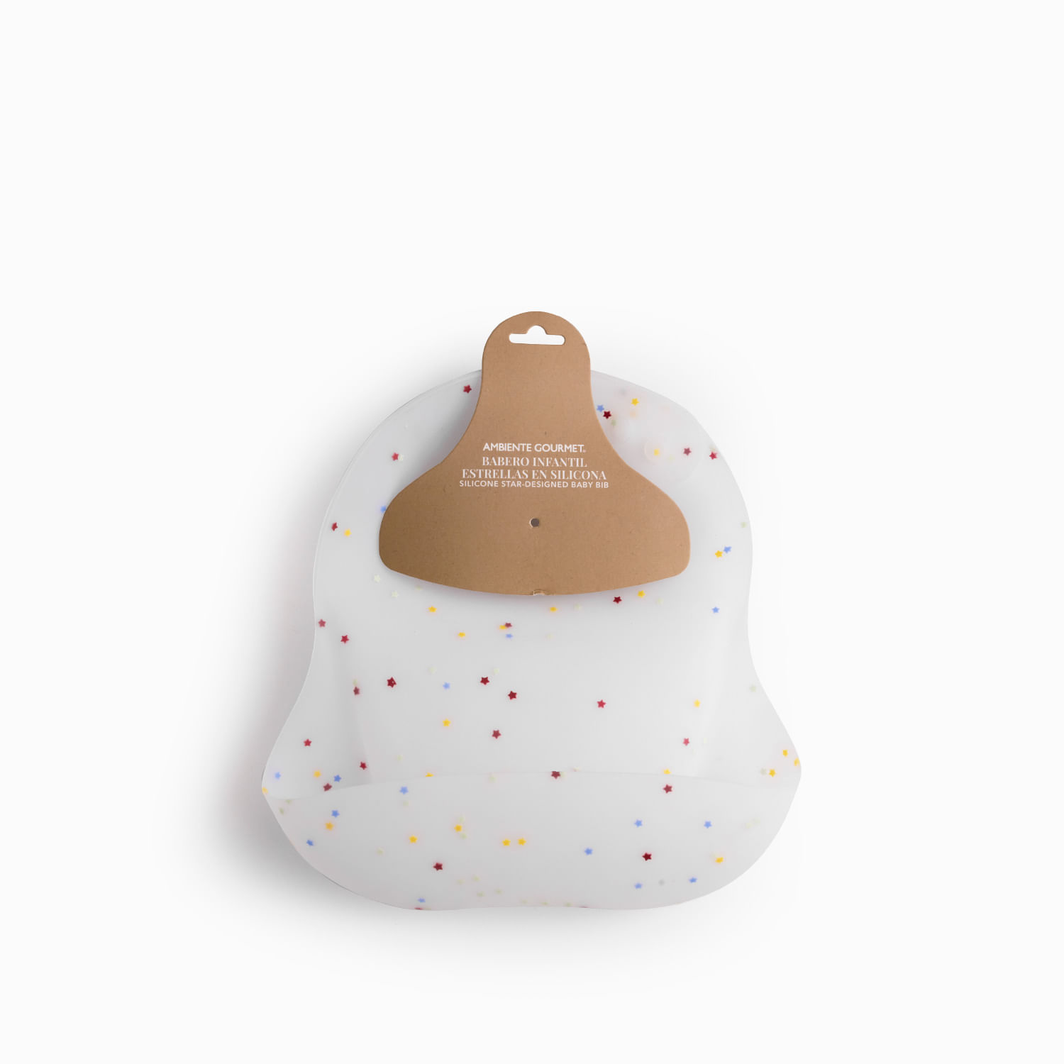 Babero infantil silicona estrellas - Imagen 3