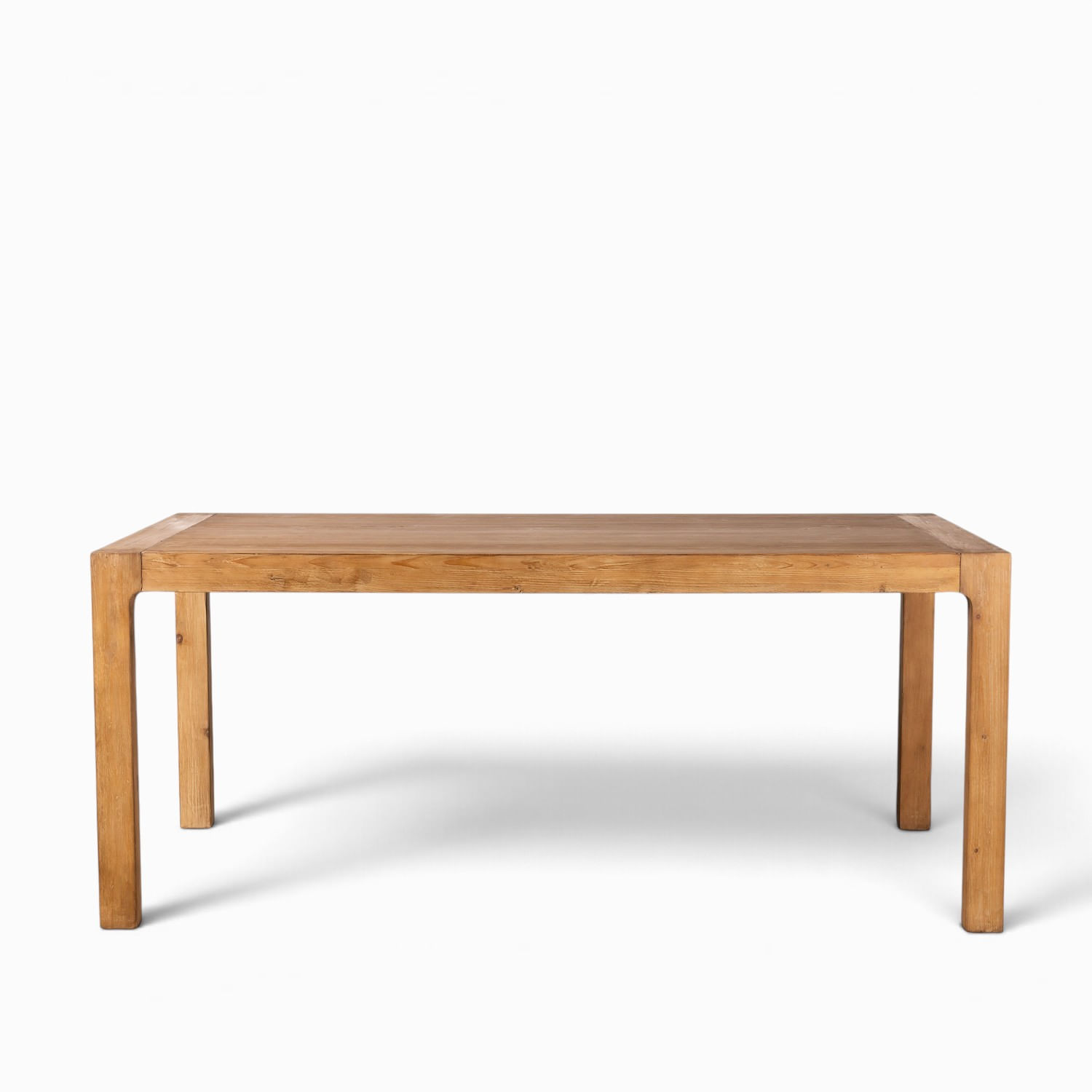 Mesa de comedor Araxi avellana 76x213x105 cm