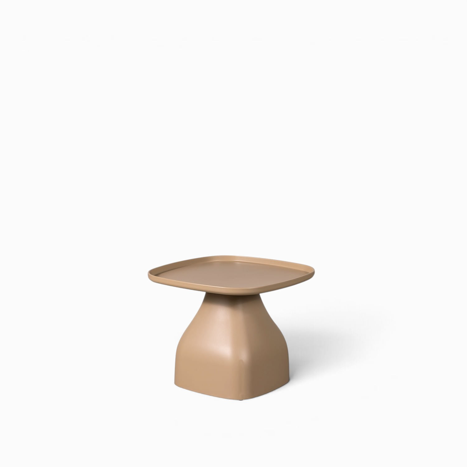 Mesa auxiliar Breton beige 38x48x48 - Imagen 2